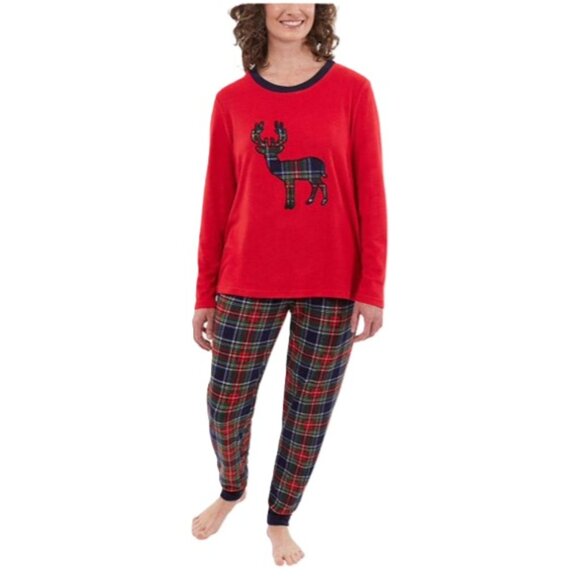 Eddie Bauer Other - Eddie Bauer Women's Holiday Reindeer Family Matching Pajama Set
